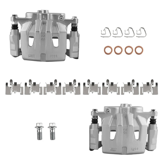 2x Front Sides Brake Caliper w/ Bracket For Lexus RX350 Toyota Sienna Highlander
