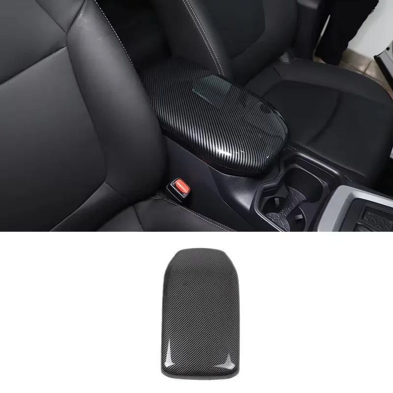 For Toyota RAV4 2020-2025 ABS Carbon Fiber Interior Kit Dashboard Console Gear Shift Panel Decoration Cover Trim Stickers