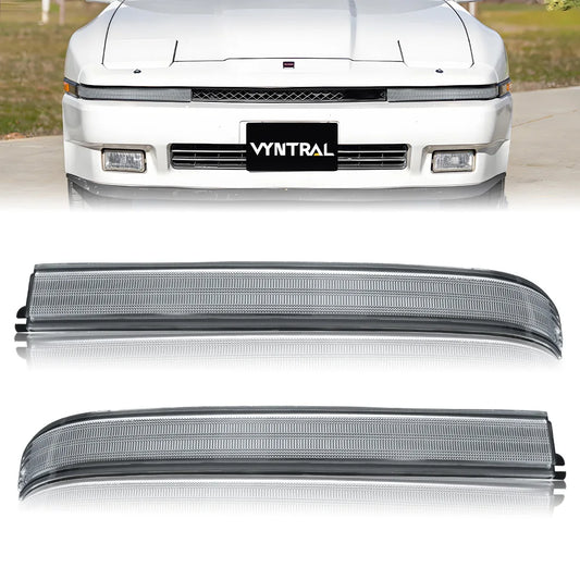 Toyota Supra MK3 Front Bumper Turn Signal Lamps, Pair (1987–1988 US-Spec)