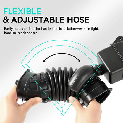 Engine Air Filter Intake Hose Tube for 2007 2008 2009 2010 2011 2012 Nissan Sentra 2.0L Replacement # 16576-ET000 16576-ET00A
