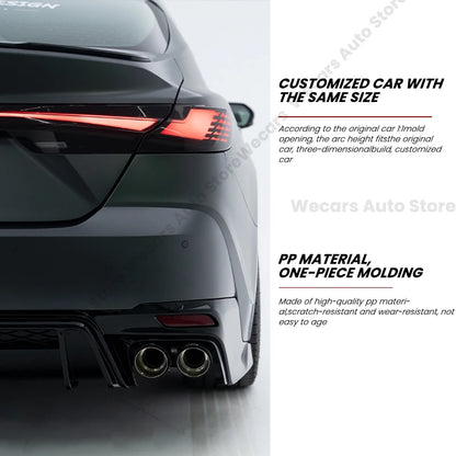 For Toyota 9th Camry 2024+ Rear Bumper Lip Sport Body Kits Yofer Style Rear Diffuser Exterior Upgrade Parts Car Accessories