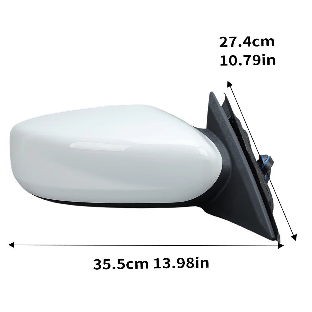 3 Pins Side Mirror Assembly For Nissan Altima 2013 2014 2015 2016-2018 US Version Non-Foldable Rearview Mirror Car Accessories