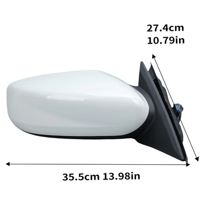3 Pins Side Mirror Assembly For Nissan Altima 2013 2014 2015 2016-2018 US Version Non-Foldable Rearview Mirror Car Accessories