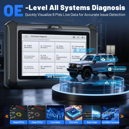 XTOOL X100 PADS V2.0 — Professional Key Programmer &amp; Full-System Diagnostic Scanner