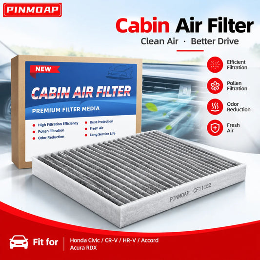 PINMOAP CF11182 Activated Carbon Cabin Air Filter for Honda & Acura
