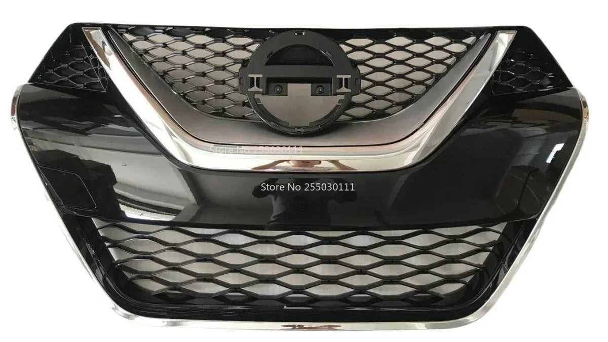 Front Bumper Grille Grill For 2016 2017 2018 Nissan Maxima Black Chrome Trim