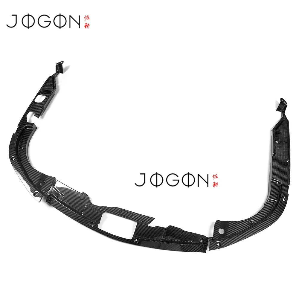 3Pcs Carbon Fiber For Acura Integra Type S 2023-2025 Car Engine Bay Side Bay Bonnet Panel & Radiator Cooling Plate Cover Trim
