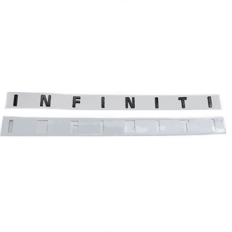 12.5x6cm ABS Rear Trunk Emblem Refit Badge For Infiniti Q50 FX35 Q30 G37 Q70 QX70 G35 Q60 QX50 QX60 QX80 Exterior Accessories