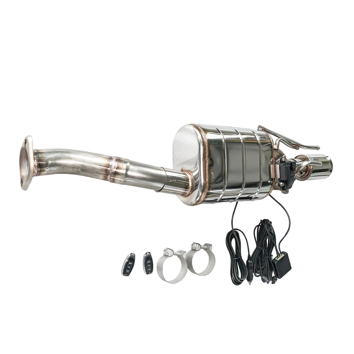GFC Alexback exhaust muffler for Honda 8th gen Civic 1.8/2.0L Car electric valve exhaust system made of 304 stainless steel pipe