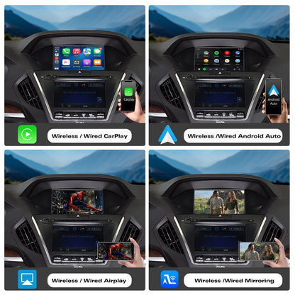 Wireless Apple Carplay For Acura TLX TLX-L MDX RDX RLX ILX 2014-2019 OEM CarPlay Adapter Upgrade Car Ai Box Android Auto Airplay