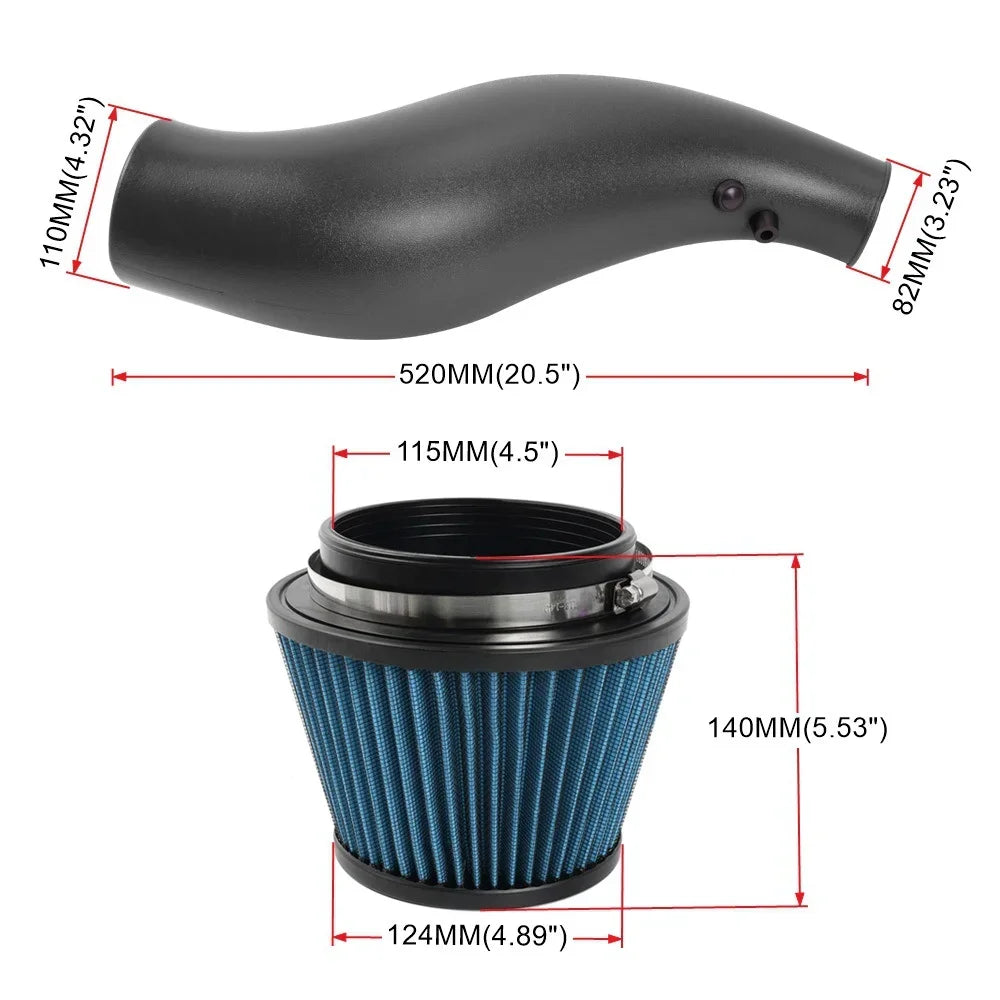 For Honda Civic 92-00 EK EG JDM Racing Car Air Intake Pipe Cold Air Intake Air Filter for Car