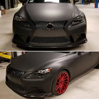 Front Bumper Centre Grill For Lexus IS250 IS300 IS350 IS200t F Sport 2014~2016 Honeycomb Mesh Upper Racing Grill Gloss Black ABS