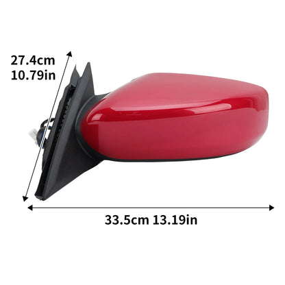 3 Pins Side Mirror Assembly For Nissan Altima 2013 2014 2015 2016-2018 US Version Non-Foldable Rearview Mirror Car Accessories