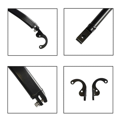Front & Rear Strut Bars for Honda Civic 1992-2000, Del Sol 1993-1997 & Integra