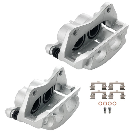 Front Brake Caliper Set with Brackets for Acura MDX & ZDX 2007-2013