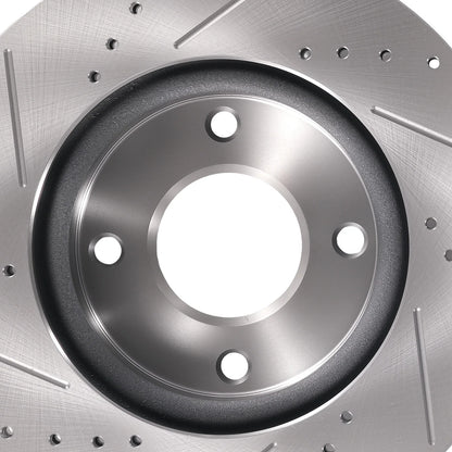Front Vented Brake Rotors & Pads for Nissan Sentra / Versa 2007-2012 & Cube 2009-2014