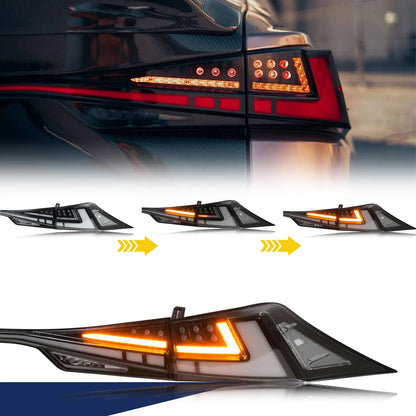 LED RGB Color-Change Tail Lights Assembly for Lexus IS250 IS350 IS300 IS200t ISF 2014-2020