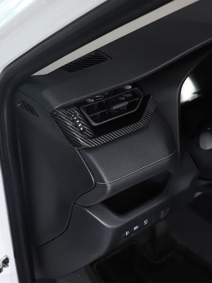 For Toyota RAV4 2020-2025 ABS Carbon Fiber Interior Kit Dashboard Console Gear Shift Panel Decoration Cover Trim Stickers