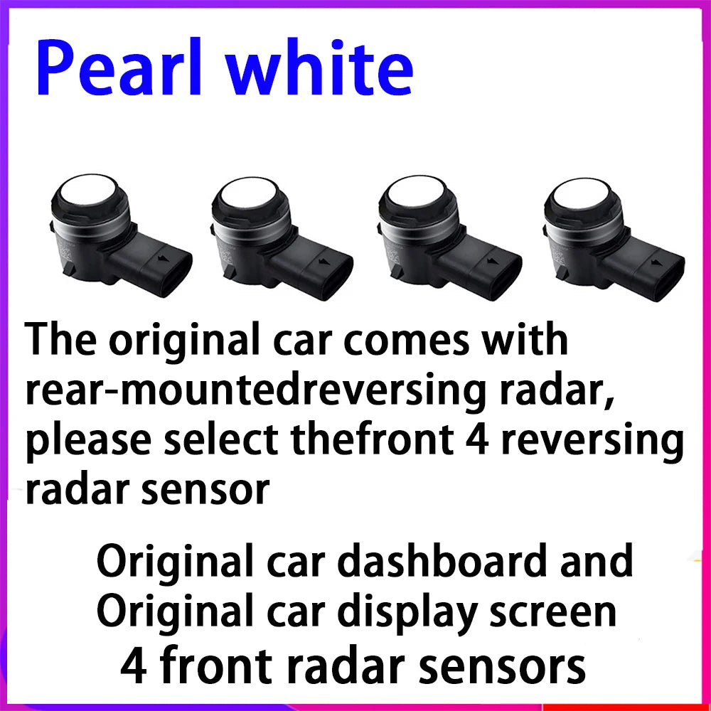ZJCGO Parking Sensor Kit Car Parktronic Backlight Reverse Radar Monitor System for Honda CR-V CRV 2017 2018 2019 2020 2021 2022