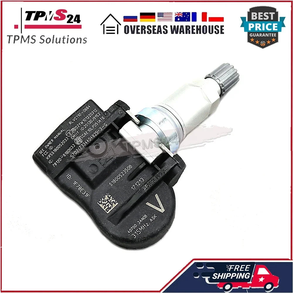 4PCS Tire Pressure Sensor 40700-3AN0B For 2012-2017 Nissan Sentra 315MHz TPMS Tire Pressure Monitoring System