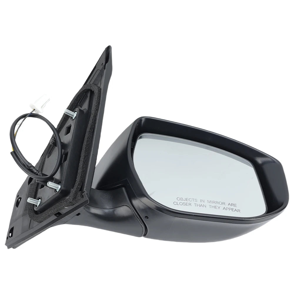 3 Pins Wing Side Mirror Assembly For Nissan Sentra 2013 2014 2015 2016-2019 Black Manual Folding Wing Mirror Car Accessories