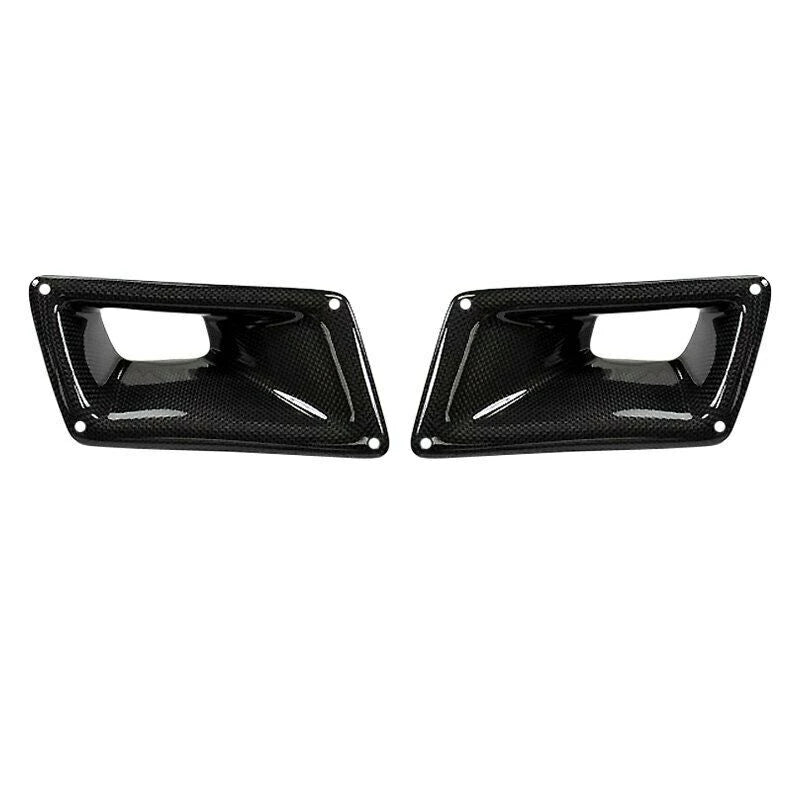For Nissan 350Z Z33 2003-2009 Front Engine Hood Air Vent Bumper Bonnet Scoop Cover Trim Carbon Fiber Car Upper Outlet Duct Frame