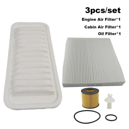 AC, Engine & Oil Filter Kit for Toyota Yaris 1.0L / 1.3L 2010-2020
