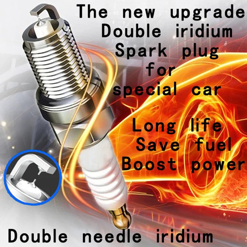 Spark Plugs for Nissan Primera / X-Trail / Teana 2.0L — K20HRU11 (Pack of 4)
