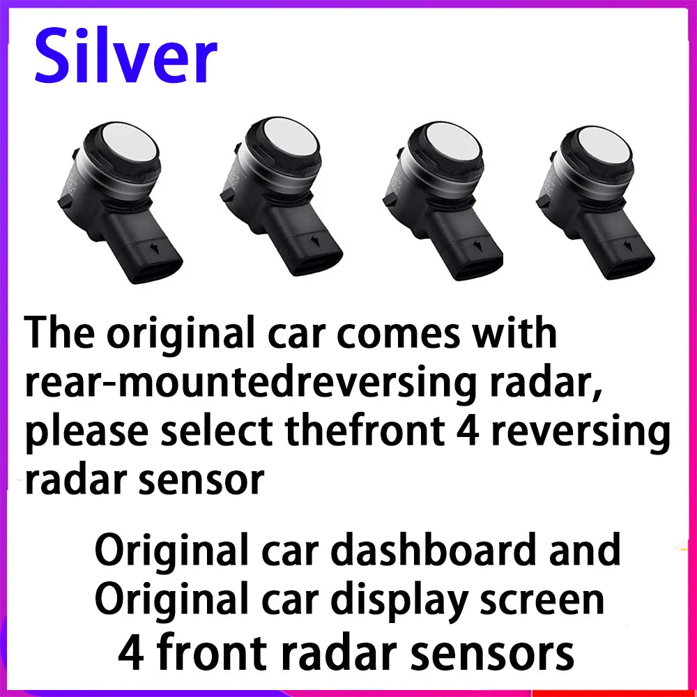 ZJCGO Parking Sensor Kit Car Parktronic Backlight Reverse Radar Monitor System for Honda CR-V CRV 2017 2018 2019 2020 2021 2022