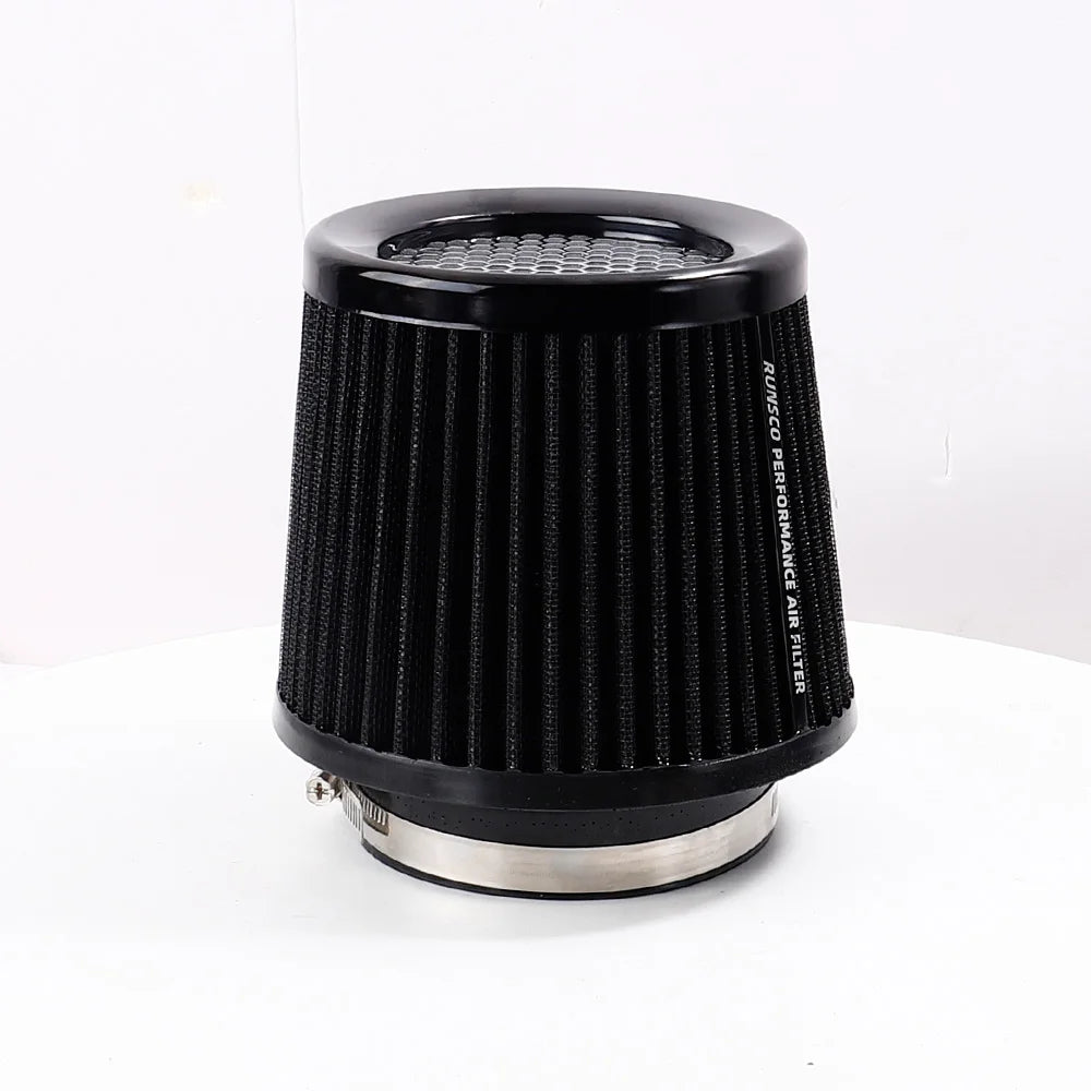 76MM 89MM 101MM High Flow Cold Cone Air Intake Filter 2.5inch 3inch 3.5inch Universal Car Air Filter Modification for Race Car