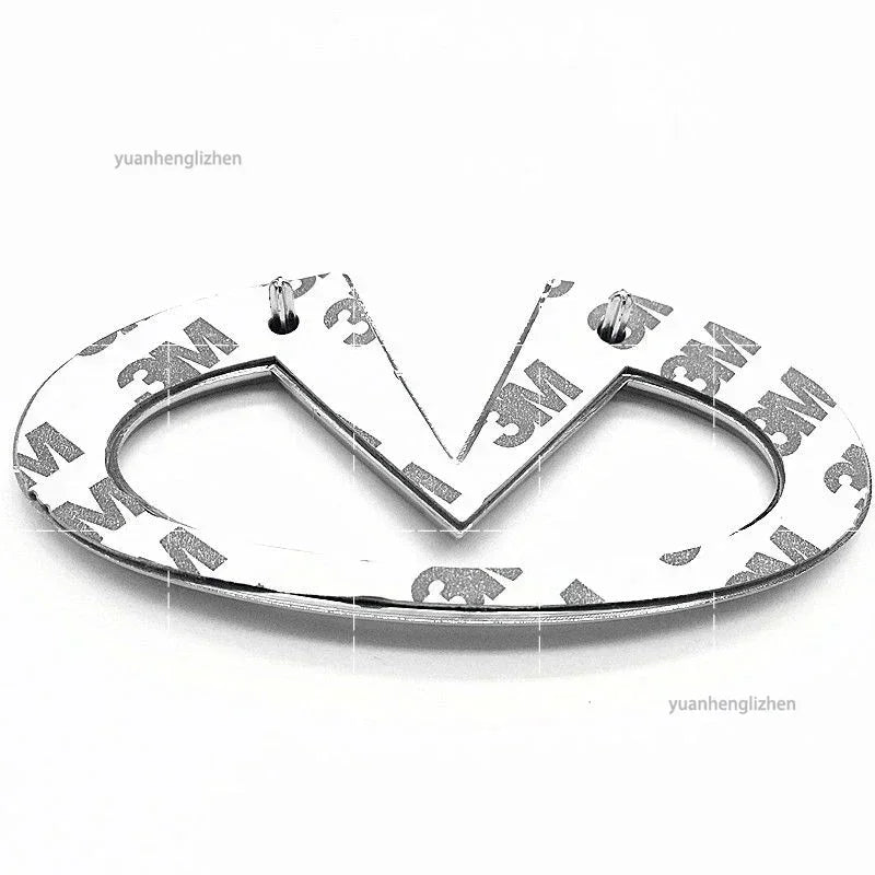 12.5x6cm ABS Rear Trunk Emblem Refit Badge For Infiniti Q50 FX35 Q30 G37 Q70 QX70 G35 Q60 QX50 QX60 QX80 Exterior Accessories