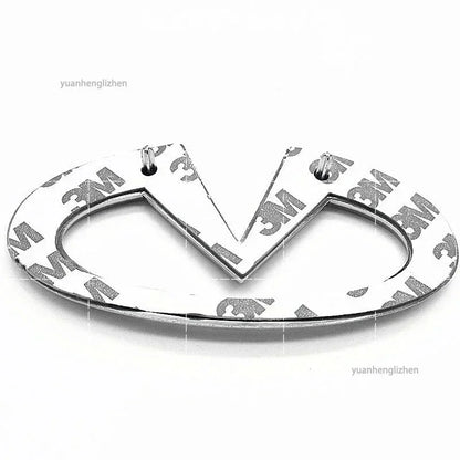 12.5x6cm ABS Rear Trunk Emblem Refit Badge For Infiniti Q50 FX35 Q30 G37 Q70 QX70 G35 Q60 QX50 QX60 QX80 Exterior Accessories