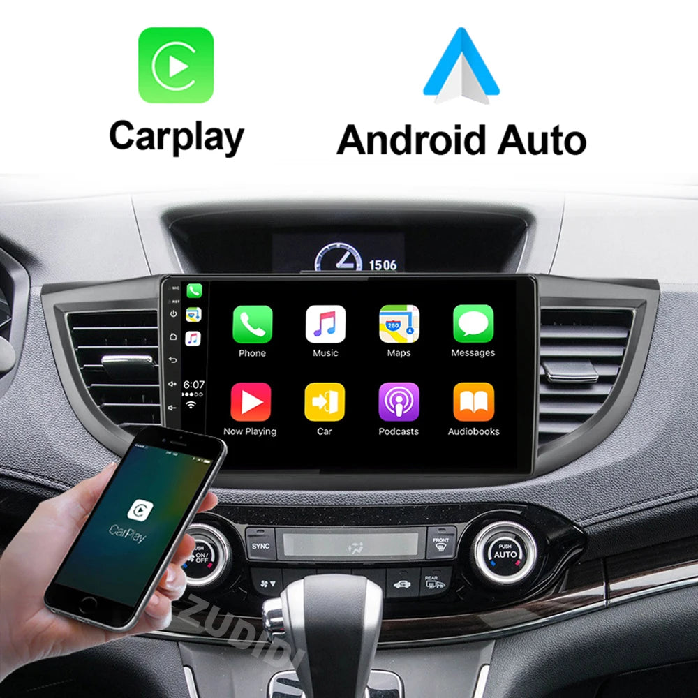 Android 16 Car Radio for Honda CRV 2012 2013 2014 2015 CR-V Car Multimedia Stereo Video Audio Autoradio GPS Player Carplay