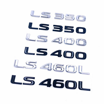 Trunk Letter Emblem for Lexus LS – ABS Adhesive Badge