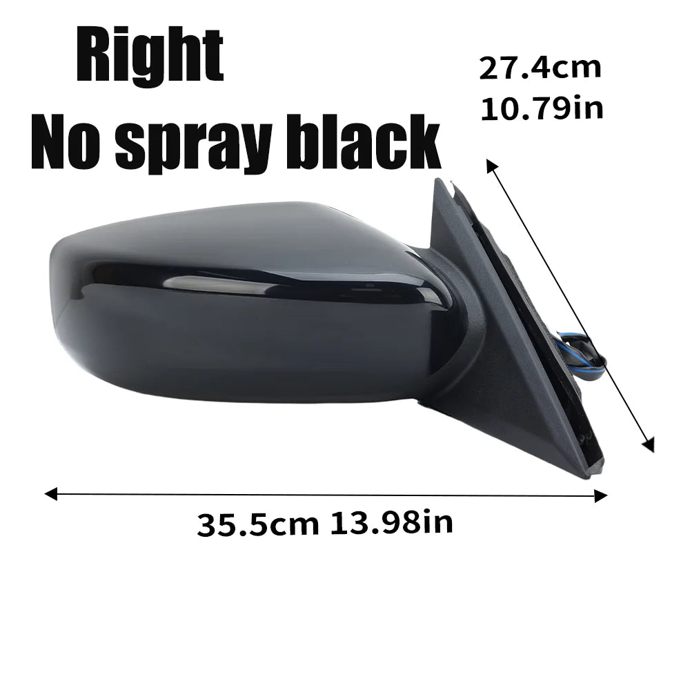 3 Pins Side Mirror Assembly For Nissan Altima 2013 2014 2015 2016-2018 US Version Non-Foldable Rearview Mirror Car Accessories