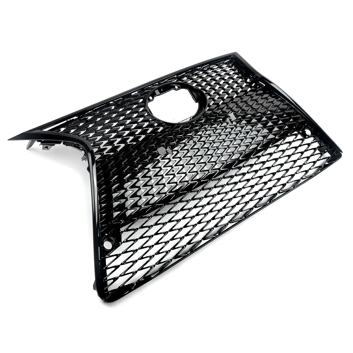 Front Bumper Centre Grill For Lexus IS250 IS300 IS350 IS200t F Sport 2014~2016 Honeycomb Mesh Upper Racing Grill Gloss Black ABS