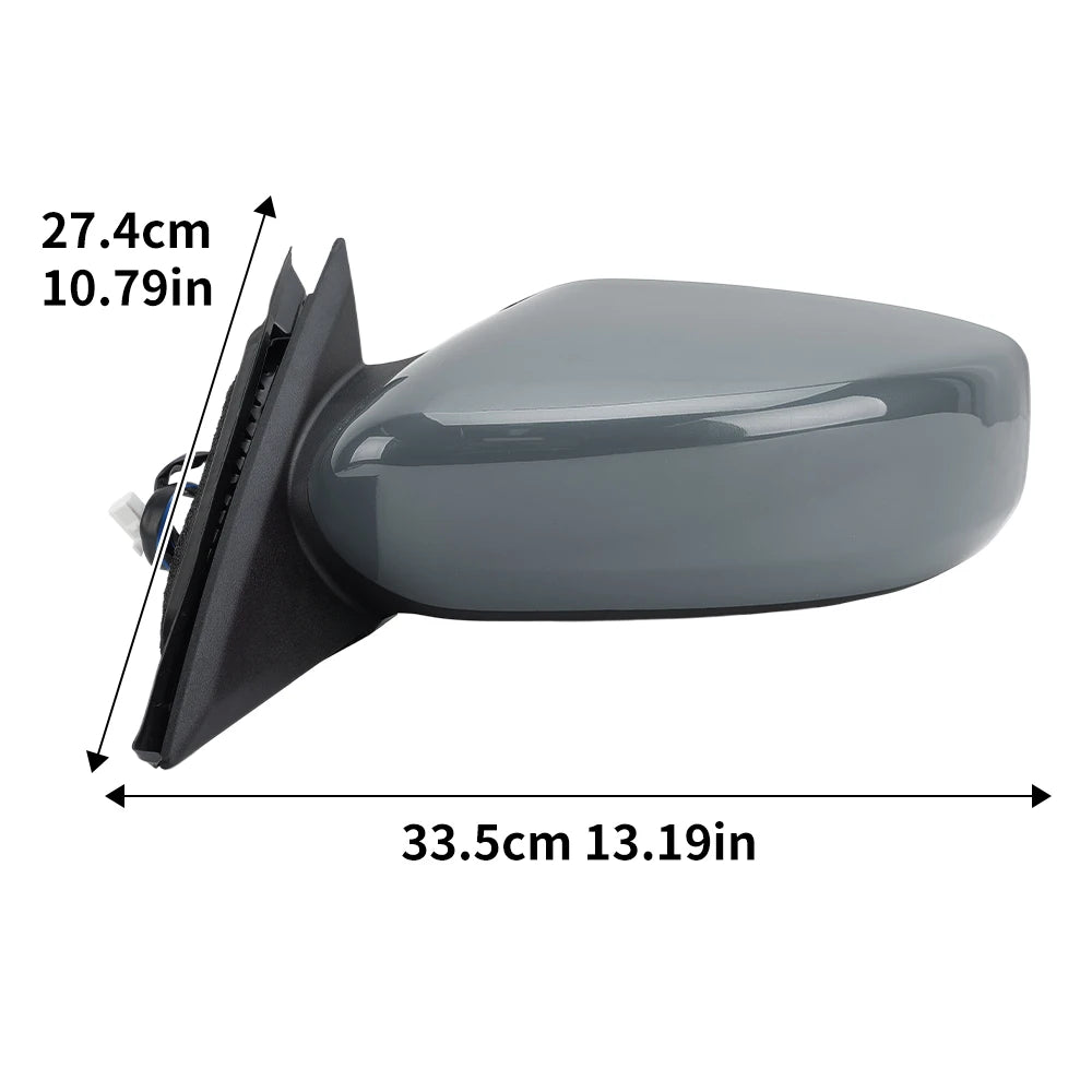 3 Pins Side Mirror Assembly For Nissan Altima 2013 2014 2015 2016-2018 US Version Non-Foldable Rearview Mirror Car Accessories
