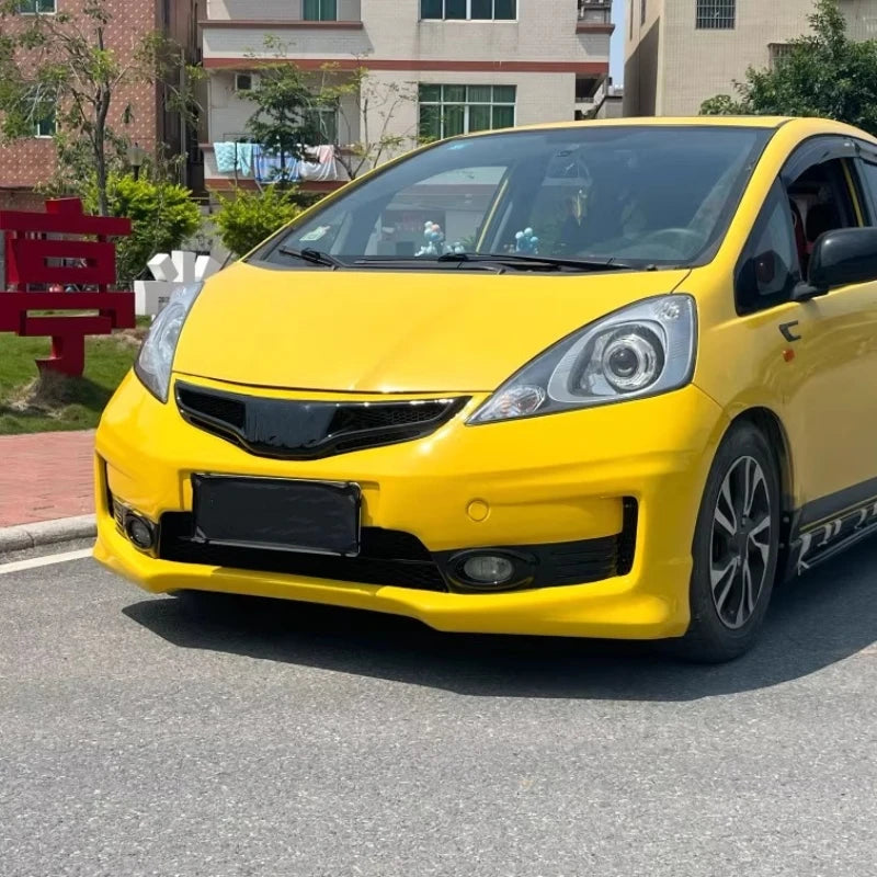 Unpainted Front Bumper for Honda FIT JAZZ GE8 2008 2009 2010 Modified New Style Car Bumper Accessories