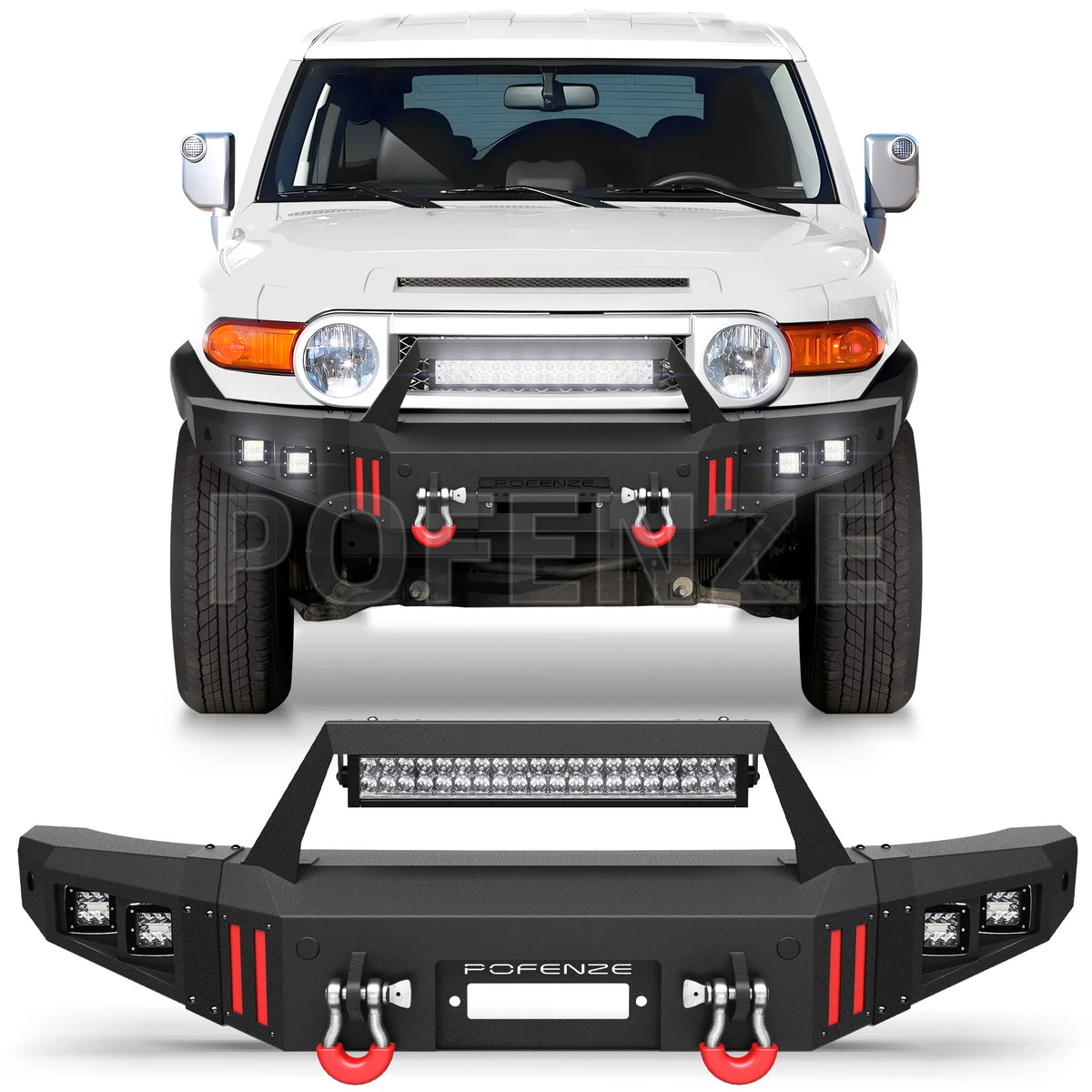 Heavy-Duty Front Bumper for Toyota FJ Cruiser 2007-2014