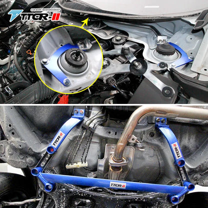 Front Strut Bar for Honda CITY 2015-2020 Suspension Cross Member Cross Member Lateral Stability Bar Control Arm Unsprung Weight