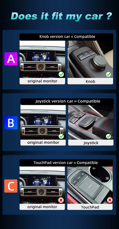 Android 14 Wireless Carplay For Lexus IS 2009-2017 Car Multimedia Player Auto Radio GPS Navigation