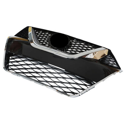 Front Bumper Grille Grill Kit For 2016-2017 Nissan Maxima Chrome + Black