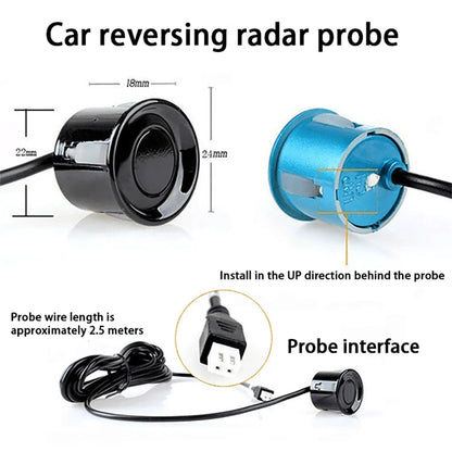 ZJCGO Parking Sensor Kit Car Parktronic Backlight Reverse Radar Monitor System for Honda CR-V CRV 2017 2018 2019 2020 2021 2022