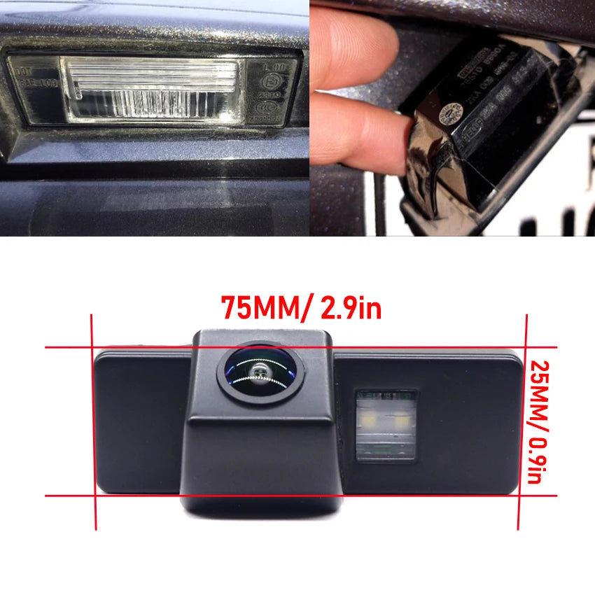 CCD HD Waterproof Fisheye Lens 140° Car Reversing Rear View Camera For Nissan Juke F15 2010~2019 X-Trail T31 2007~2012 2013