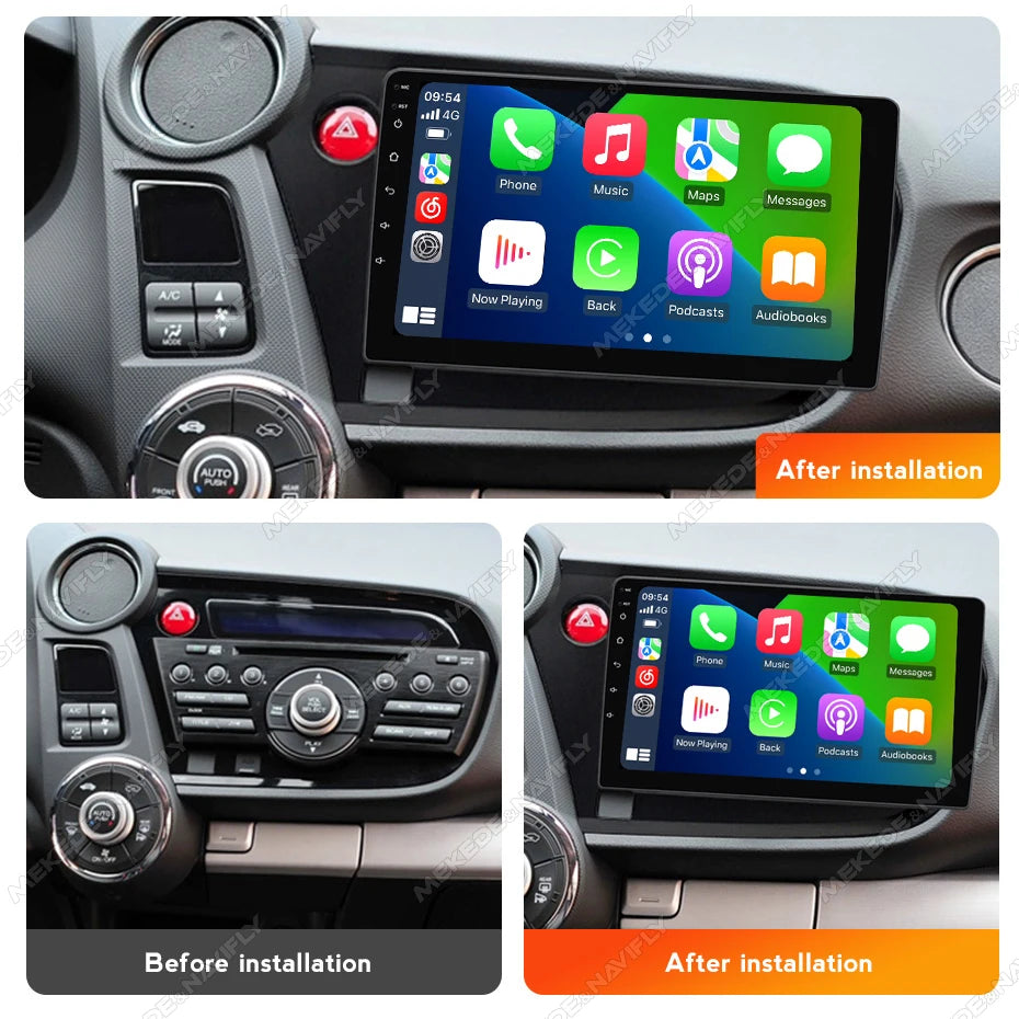 Android 14 Car Radio 2GB+32GB Wireless Carplay For Honda Insight 2 2009 - 2014 Navigation GPS Multimedia Video Player IPS Screen