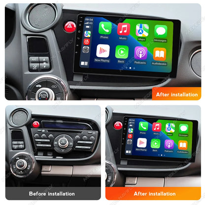 Android 14 Car Radio 2GB+32GB Wireless Carplay For Honda Insight 2 2009 - 2014 Navigation GPS Multimedia Video Player IPS Screen
