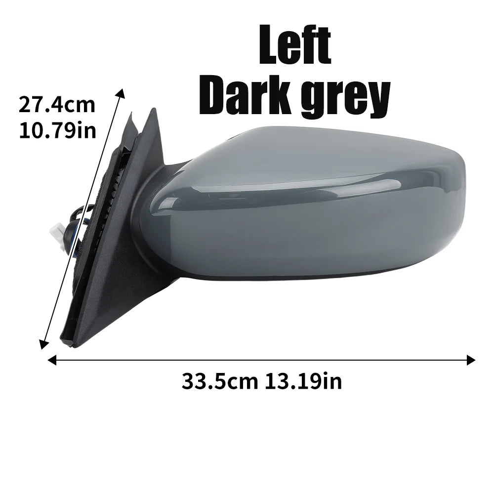 3 Pins Side Mirror Assembly For Nissan Altima 2013 2014 2015 2016-2018 US Version Non-Foldable Rearview Mirror Car Accessories