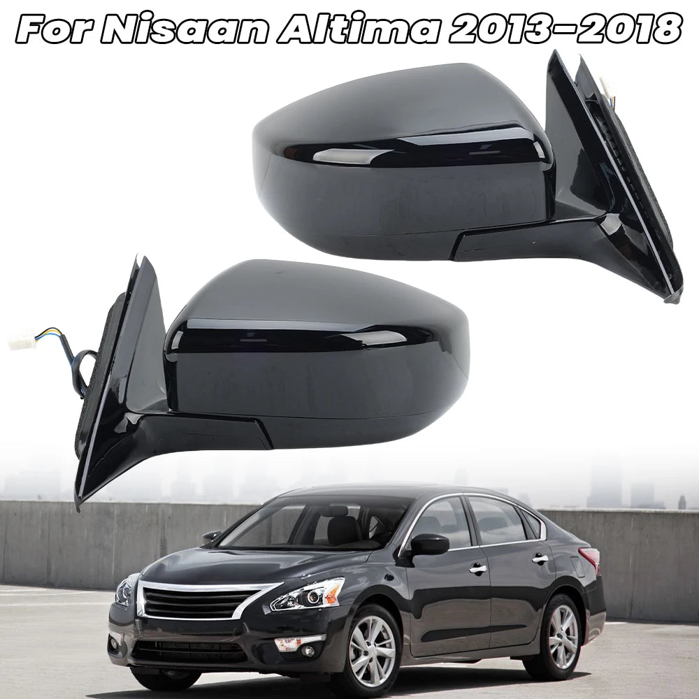 3 Pins Reraview Mirror Assembly For Nisaan Altima 2013 2014 2015-2018 Manual Folding Without Heated Side Mirror Car Accessories