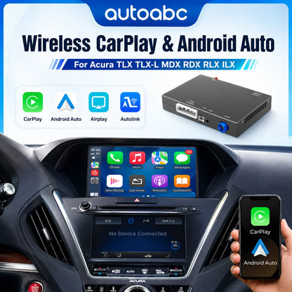 Wireless Apple Carplay For Acura TLX TLX-L MDX RDX RLX ILX 2014-2019 OEM CarPlay Adapter Upgrade Car Ai Box Android Auto Airplay